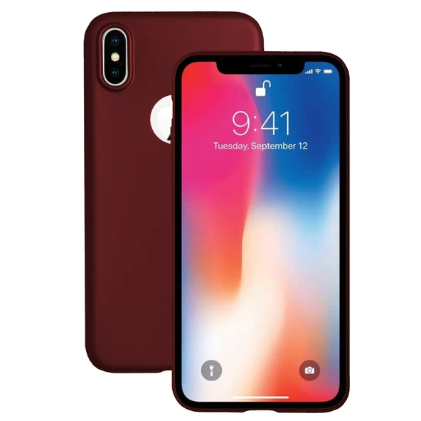 iPhone X / XS Kılıf FitCase PremiumS Silikon Arka Kapak - 5