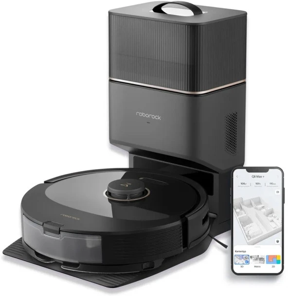 Roborock Vacuum Cleanner Q8 Max Plus Siyah