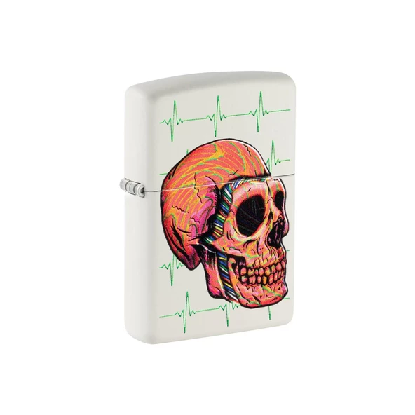 Zippo Çakmak 48659 Cyber Skull Design