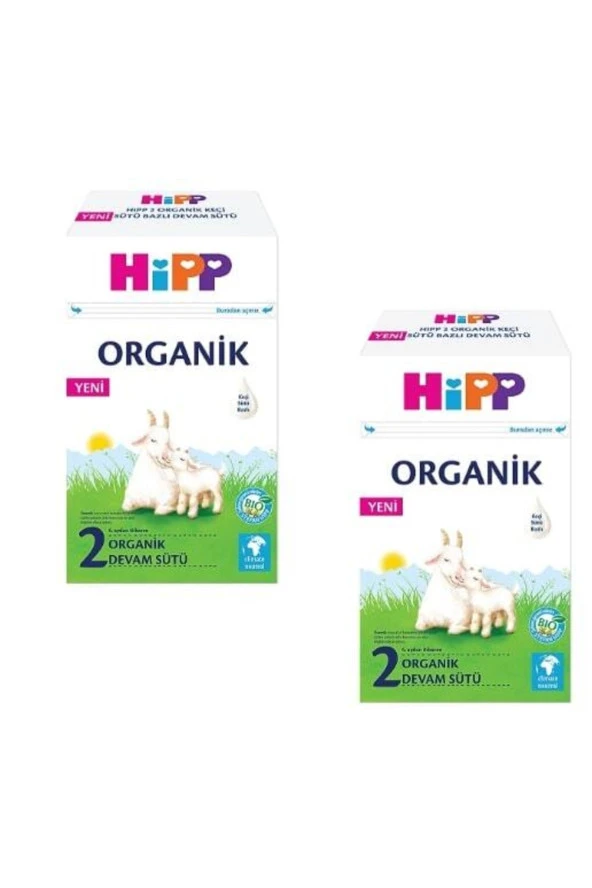 2 Organik Keçi Sütü Bazlı Devam Sütü 400 Gr X 2 Adet