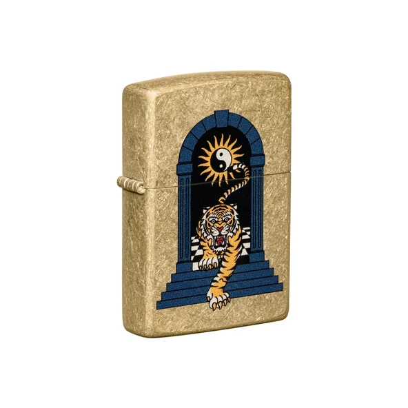 Zippo Çakmak 48613 Tiger Tattoo Design