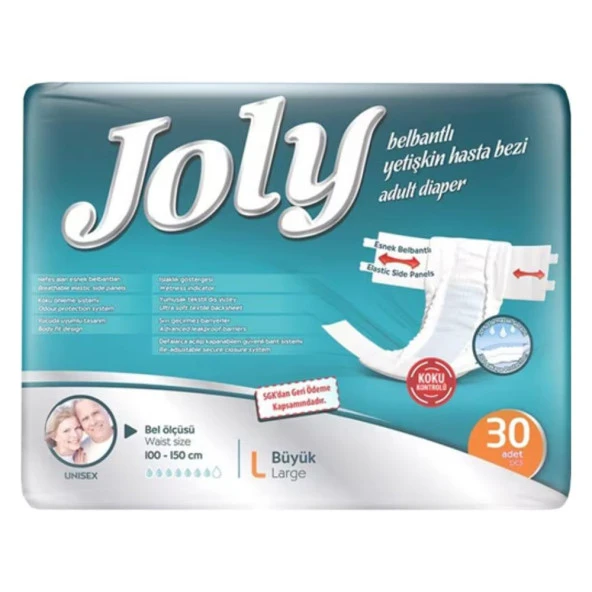 Joly Belbantlı Large 30'lu Hasta Bezi