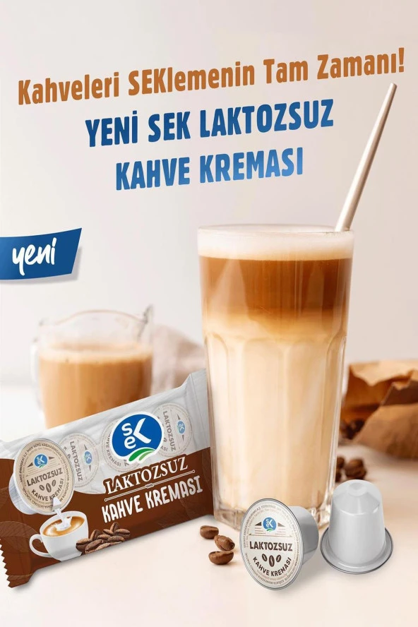 Sek Laktozsuz Kahve Kreması 15 ml x 10 Adet x 4 Paket - 3