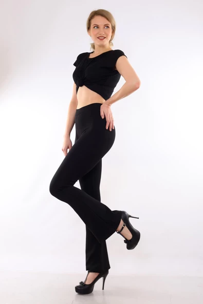 Almila İspanyol Paça Kadın Tayt 4045 - 2