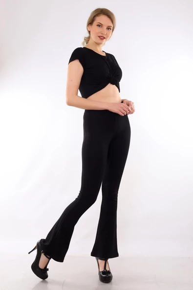 Almila İspanyol Paça Kadın Tayt 4045 - 3