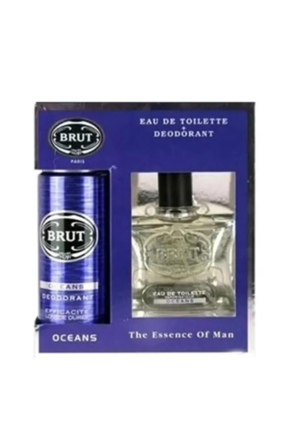 Brut Erkek Parfüm Set Ocean Edt 100ml + Deodorant 200ml - 2