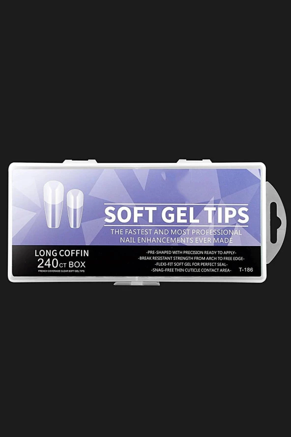 Fontenay 240lı Soft Jel Tips & Yeni Nesil Kullanımı Kolay Yumuşak Jel Tips T-186-3 - 2