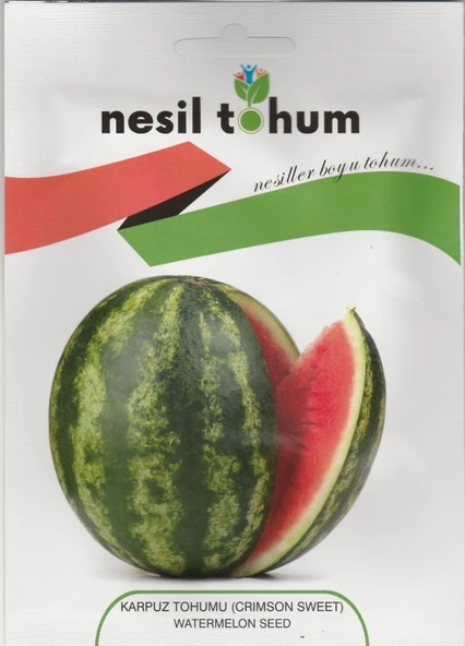 NESİL KARPUZ TOHUMU (CRİMSON SWEET) 5 GRAM ürün görseli 1