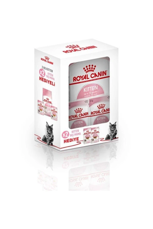 Royal Canin Kitten 36 Yavru Kedi Maması 2 Kg+2 Konserve