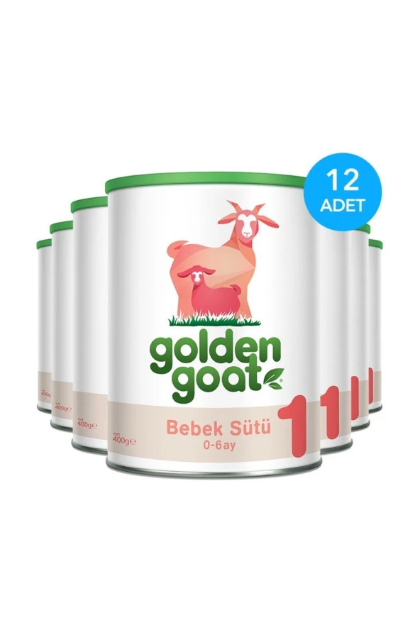 GOLDEN GOAT 1 Keçi Sütü Bazlı Bebek Sütü 12Li Paket