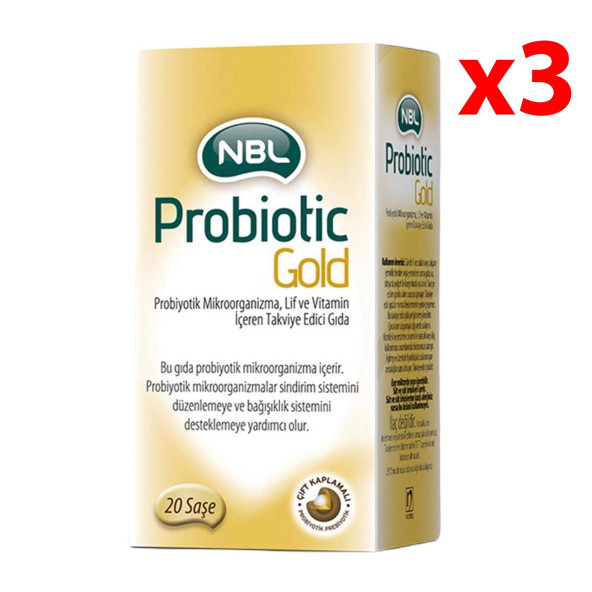 NBL Probiotic Gold 20 Saşe - 3 Adet