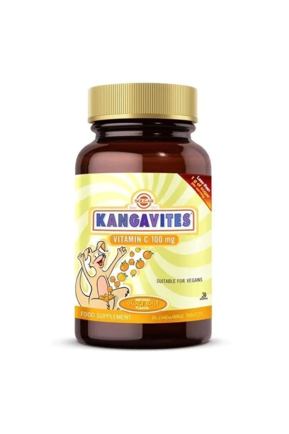 SOLGAR Kangavites Vitamin C 100 Mg 90 Tablet