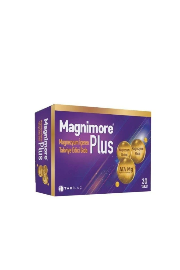 TAB İLAÇ Magnimore Plus 30 Tablet 8680133000911