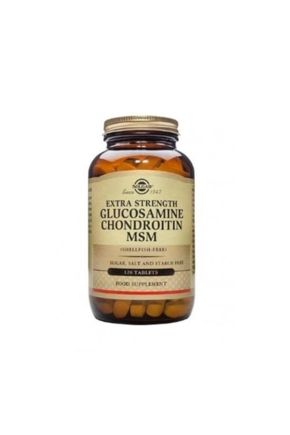 SOLGAR Glucosamine Chondroitin Msm 120 Tablet