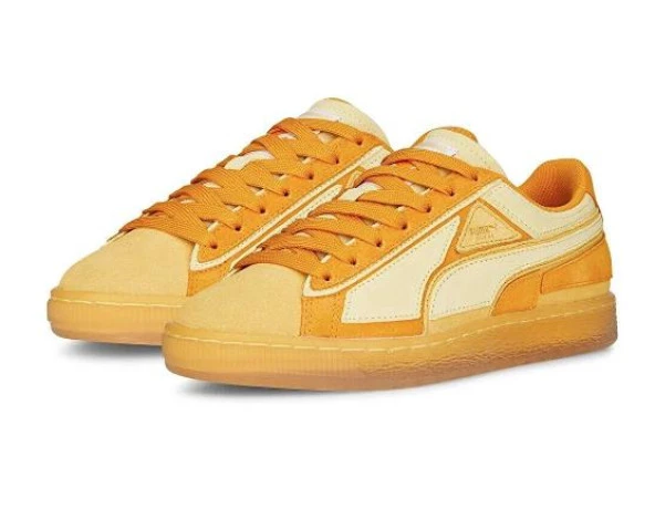 Puma Suede Layers Mono Unisex Sarı Spor Ayakkabısı 38652704