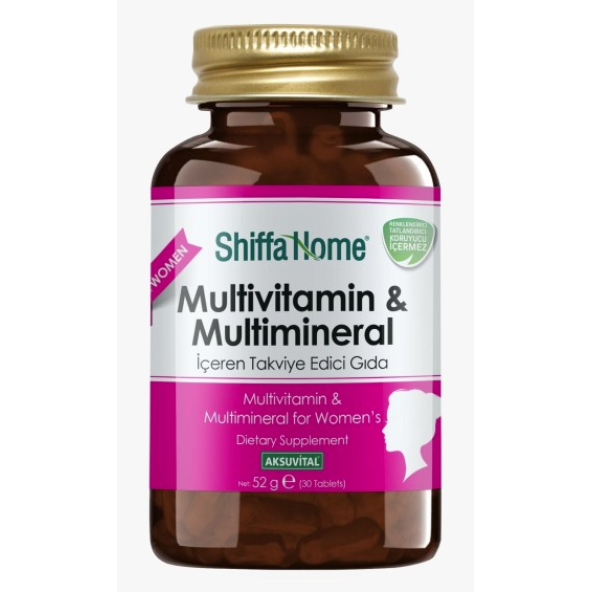 MULTİVİTAMİN & MULTİMİNERAL - KADIN - 1760 MG X 30 TABLET