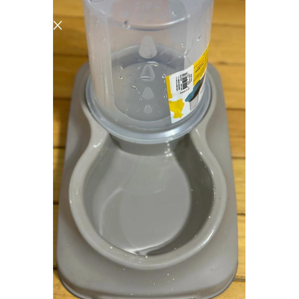 1,5 litre kedi  köpek mama ve su kabı - 3