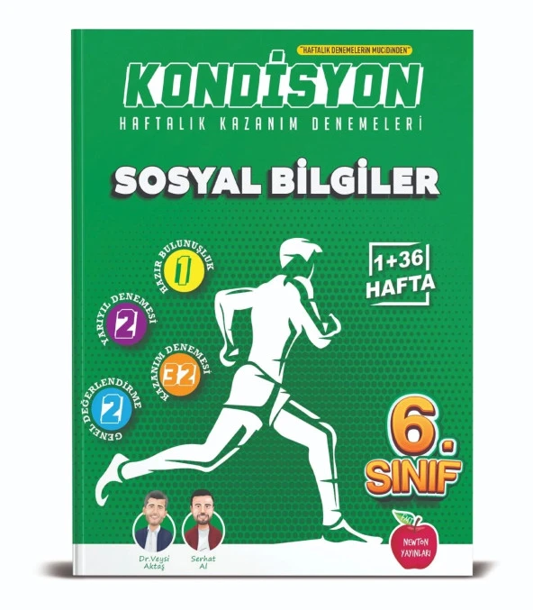 Newton Yayınları 6. Sınıf Kondisyon Sosyal Bilimler Denemeleri 37 Hafta Yeni