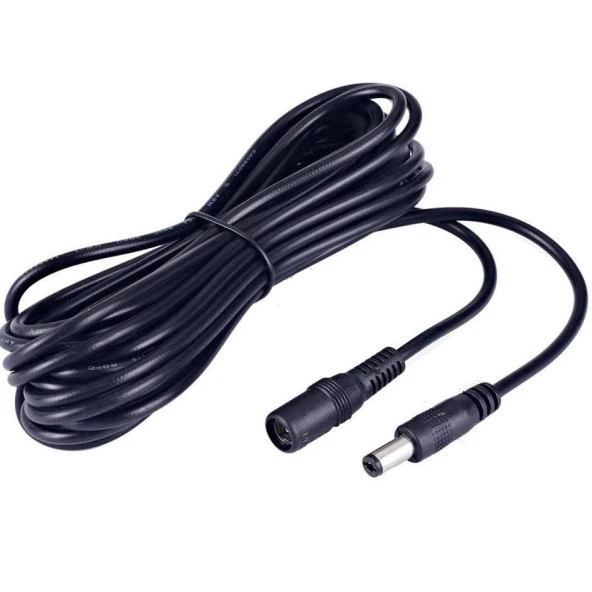 Dc Adaptör Uzatma Kablosu 3 Metre 5.5mm x 2.1mm Dişi Erkek ürün görseli