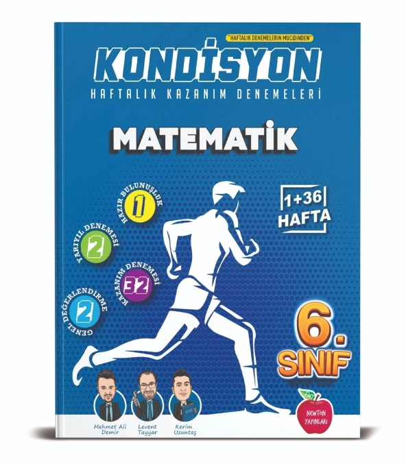 Newton Yayınları 6. Sınıf Kondisyon Matematik Denemeleri 37 Hafta Yeni