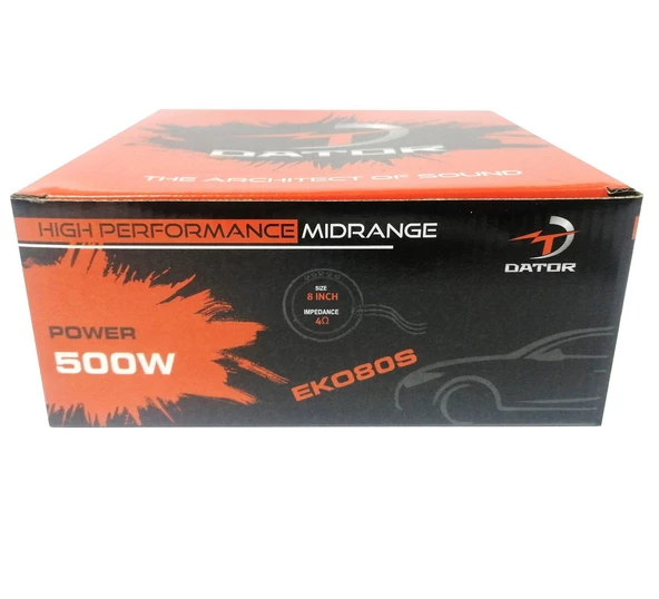 Dator EKO80S Profesyonel 2 Adet 20 Cm Midrange 500W Maksimum 125W RMS - 2