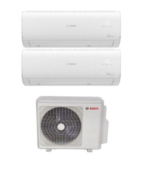 Bosch Multi Split İnverter Klima 21000 Btu 1 Dış + 2 İç Ünite 9000 + 12000 Btu ürün görseli 1