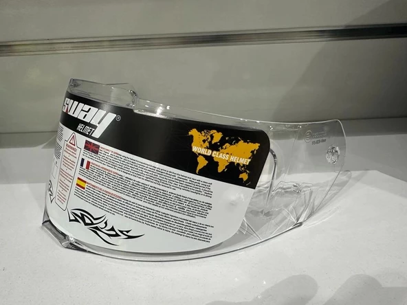 Kask Camı Sway FF 820 Şeffaf