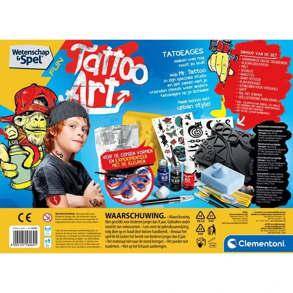 64329 Bilim ve Oyun - Dövme Sanatı +8 yaş - Resim 3