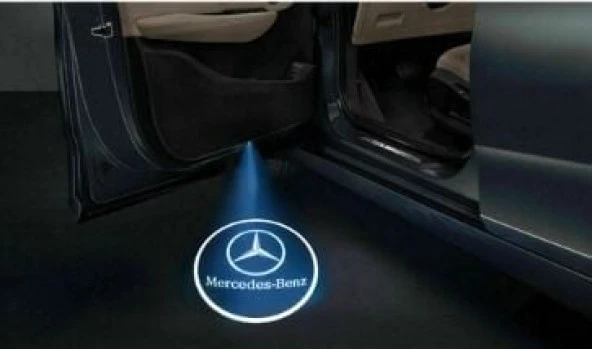 Mercedes Cla Kapı için Altı Hayalet Logo Orjinal Lazer LED - Resim 2