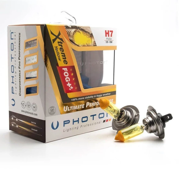 H7 12V Uyumlu 55W Xtreme Yellow