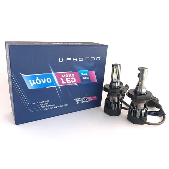 Mono H4 Uyumlu 12V LED Headlıght ürün görseli