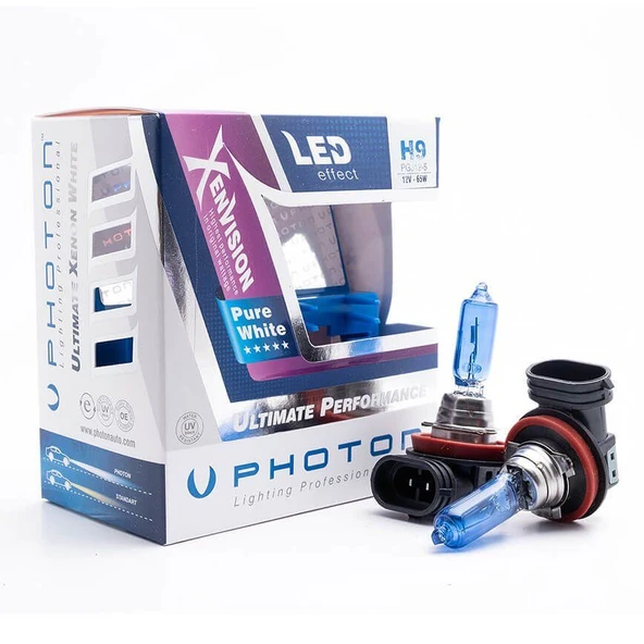 H9 12V Uyumlu 65W 5000K Diamond Vision ürün görseli