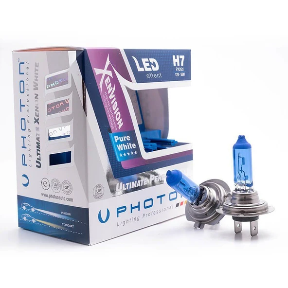 H7 12V Uyumlu 55W 5000K Diamond Vision ürün görseli