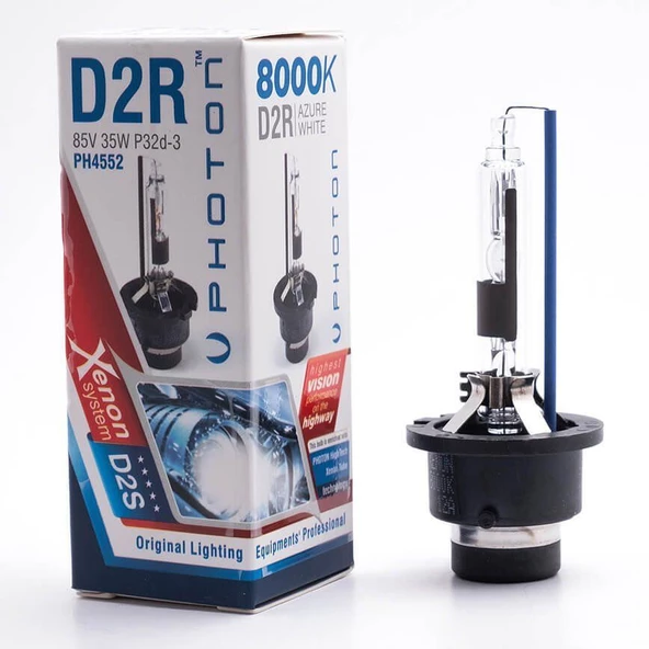 D2R 8000K Uyumlu Azure White Ampul
