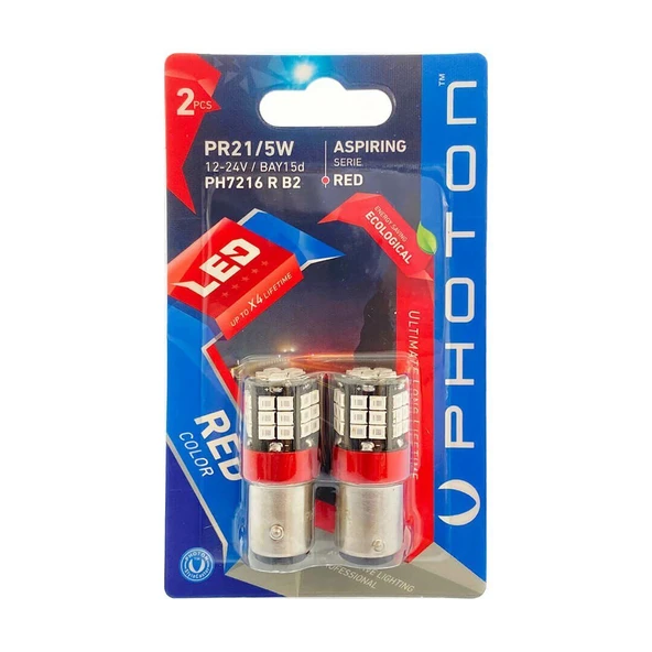 Photon Pr21-5W Uyumlu Kırmızı Blister B2 ürün görseli
