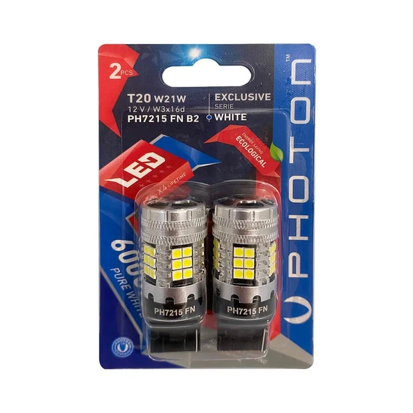 Photon T20 Uyumlu Fanlı Beyaz Blister ürün görseli