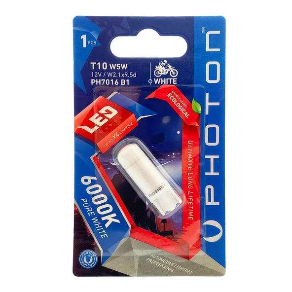 Photon T10 Uyumlu W5W Blister Ph7016 B1 ürün görseli