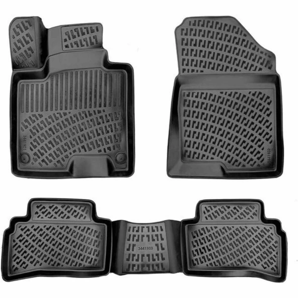 Rizline Ford Explorer için 5 Koltuk Usa 2011-2019 3D Havuzlu Paspas - 2