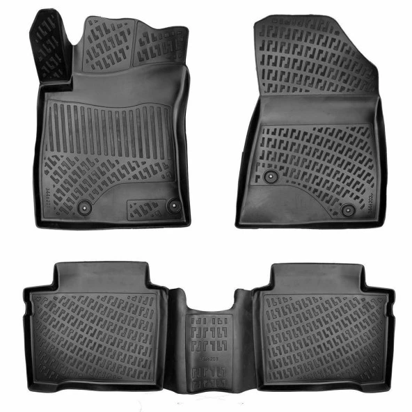 Rizline Ford Explorer için 5 Koltuk Usa 2011-2019 3D Havuzlu Paspas - 4