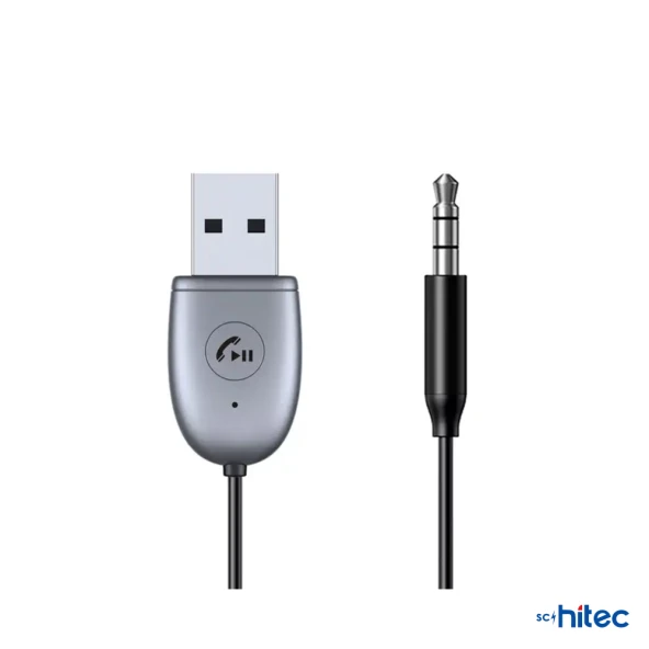 ScHitec UsbA Bluetooth 5.1 Araç Kiti Hifi Ses Alıcı 3.5mm Aux Adaptör Dönüştürücü BT770 - 2