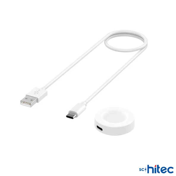 ScHitec GT2 PRO-GT3 PRO-GT2 ECG-Watch 3-Watch 3 Pro-Watch GT3-Watch GT Runner-Watch D Beyaz Kablosuz Şarj - 3