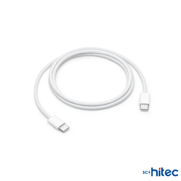 ScHitec 60W Yeni Nesil Type-C to Type-C Data ve Hızlı Şarj Kablosu Apple İphone 15 Uyumlu - Resim 2