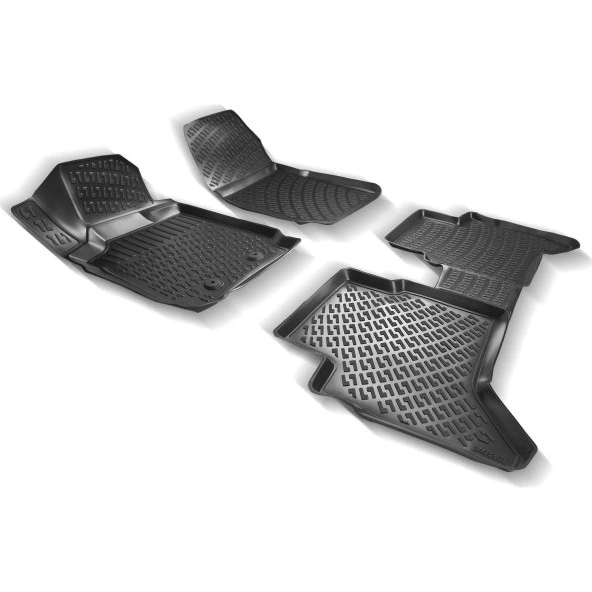 Land Rover Range için Rover Sport 2005-2013 3D Havuzlu Siyah Paspas Seti
