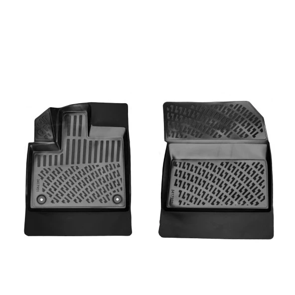 Renault Kangoo Panelvan için 2007-2014 3D Havuzlu Siyah Paspas Seti - Resim 4