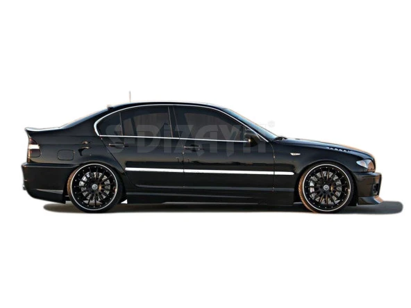 Bmw 3 Serisi için E46 Krom Yan Kapı Çıtası 6 Parça 1998-2005