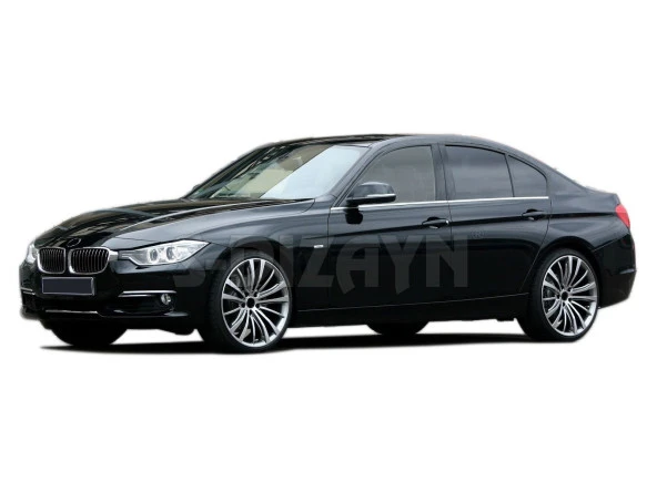 Bmw 3 Serisi için F30 Krom Cam Çıtası 4 Parça 2012 Üzeri