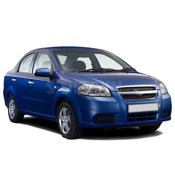 Chevrolet Aveo Sedan için Krom Kapı Kolu 4 Kapı 2006-2010 (Çift Delikli)