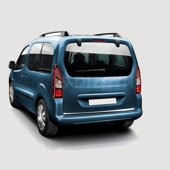 Citroen Berlingo Krom için Bagaj Alt Çıtası 2008-2018