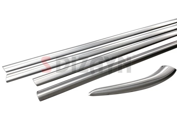 Citroen C-Elysee Krom için Cam Çıta 6 Parça 2012 Üzeri - Resim 3