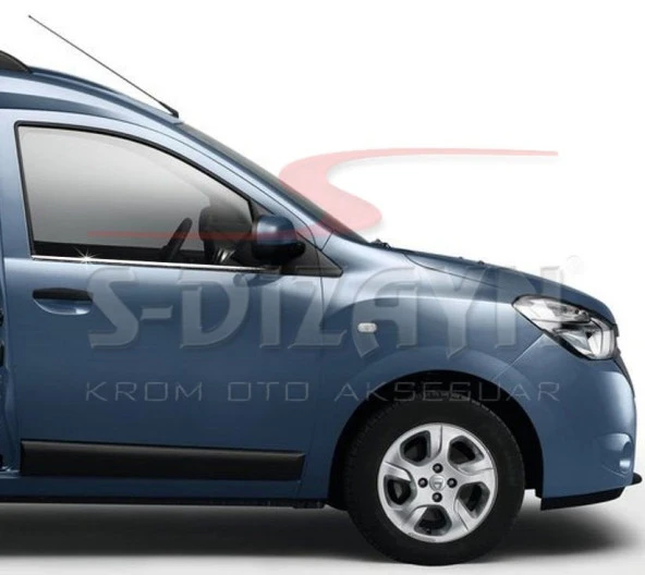 Dacia Dokker Krom için Cam Çıtası 2 Parça 2013 Üzeri